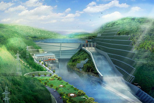施甸老挝南塔河1号水电站项目